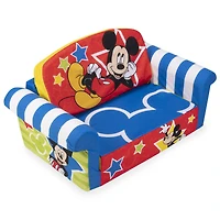 Mobilier Marshmallow - Canapé dépliable en mousse 2-en-1 pour enfants, Disney Mickey Mouse, par Spin Master
