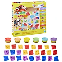 Play-Doh Mes premiers apprentissages - Les Lettres, loisirs créatifs avec pâte à modeler pour le préscolaire