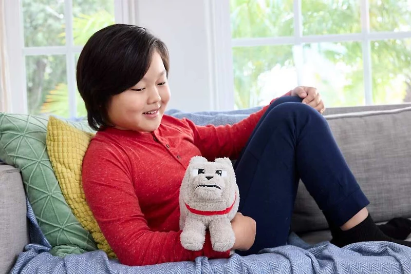 Minecraft-Peluche Dennis le Loup-taille de 20cm à collectionner