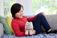 Minecraft-Peluche Dennis le Loup-taille de 20cm à collectionner