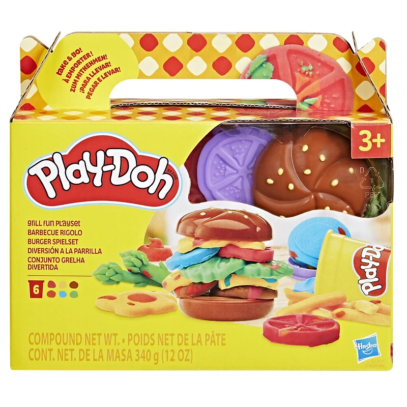 Play-Doh Barbecue rigolo, coffret de pâte à modeler