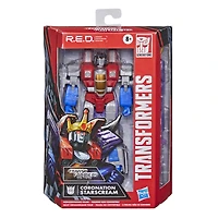 Transformers R.E.D. [Robot Enhanced Design] G1 Coronation Starscream, Non-Converting Figure, 8 and Up, 6-inch