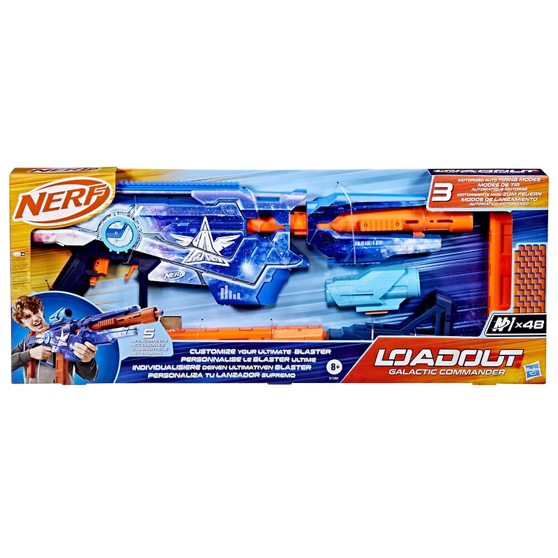 Nerf Loadout Galactic Commander Blaster and 48 N1 Darts