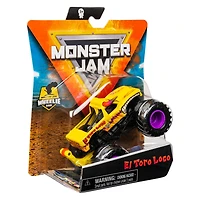 Monster Jam, Monster truck El Toro Loco officiel, véhicule en métal moulé, série Arena Favorites, échelle 1:64