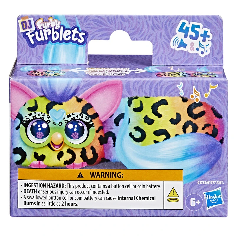 Furby DJ Furblets Rain-Bow-Kat, jouet en peluche