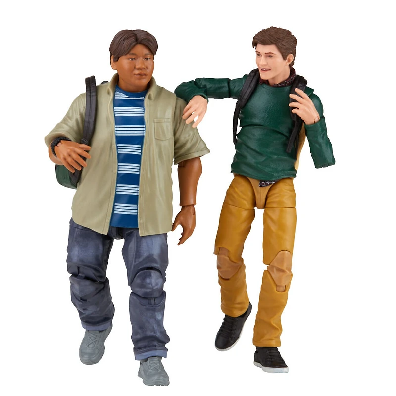 Marvel Legends Series Spider-Man 60e anniversaire, pack de 2 figurines Peter Parker et Ned Leeds univers MCU, 15 cm, 7 accessoires
