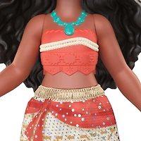 Princesses Disney Base Petite poupée Moana, tenue brillante