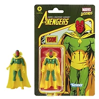 Marvel Legends Series Retro 375, figurine de collection Marvel's Vision de 9,5 cm