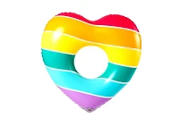 Big Mouth Flotteur De Piscine Coeur D'Arc-En-Ciel - Édition anglaise