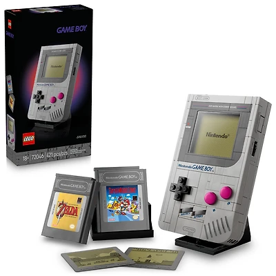 LEGO Game Boy 3D Puzzle - Retro Nintendo Building Set for Adults, Ages 18 and Up - 72046