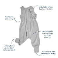 Gigoteuse HALO SleepSack Toddler - Molleton Luxe - Grey