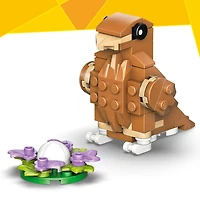 LEGO Creator 3 en 1 Le Hamster Mignon avec une Fleur, Le Jouet se Transforme en Hérisson ou en Aigle 31376