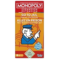 Monopoly Go to Jail EXPANSION (Classic Monopoly Game Required to Play)