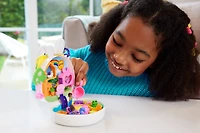 Polly Pocket-Coffret Jardin Lapin 2 mini-figurines et 12 accessoires