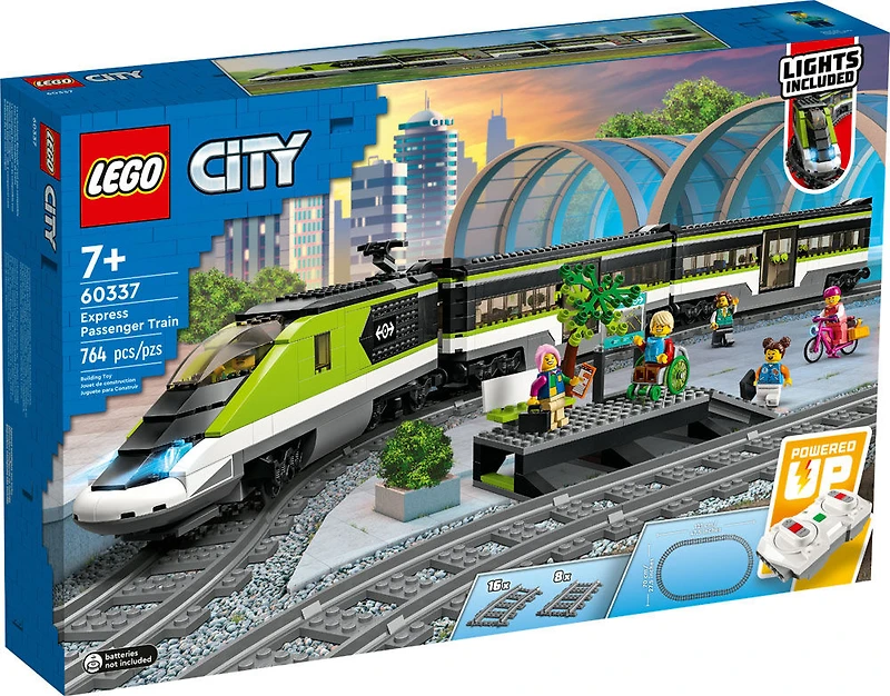LEGO City Express Passenger Train 60337 Building Kit (764 Pieces)