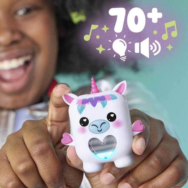 Hasbro Nano-mals Meadowmist la licorne, compagnon électronique