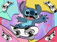 Children's Puzzle Disney Stitch - 12 + 16 + 20 + 24 Pieces Puzzle