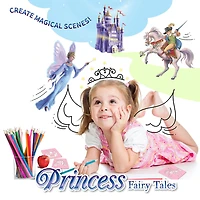 SpiceBox Children's Art Kits Imagine It Princess Stencil Stories - English Edition