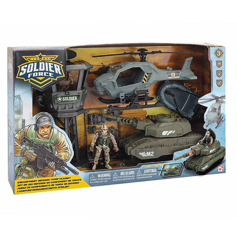Soldier Force Encampment Defense Troop Playset - R Exclusive