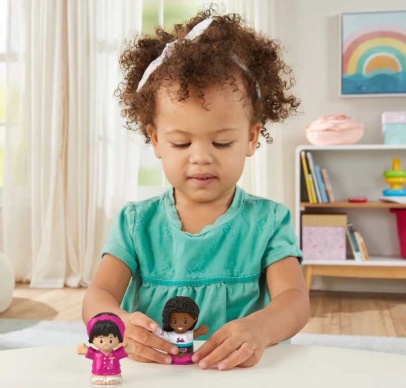 Little People - Barbie - Coffret figurines - Soirée Pyjama