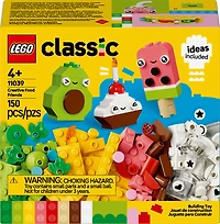LEGO Classic Les amis aliments créatifs Jouet de simulation imaginatif et ensemble de construction pour enfants 11039