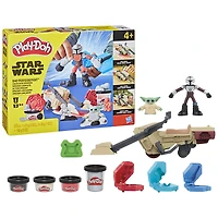 Play-Doh STAR WARS: THE MANDALORIAN Launching Speeder Playset