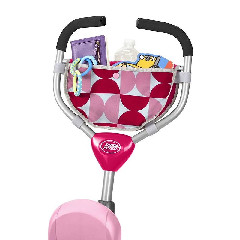 Radio Flyer - Tricycle de luxe 4-en-1 “Promenade 'N Trike” - Rose - Notre exclusivité