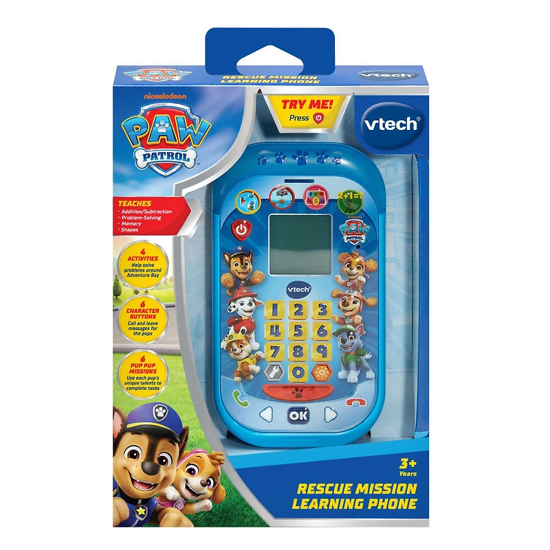 VTech PAW Patrol Rescue Mission Learning Phone - English Edition