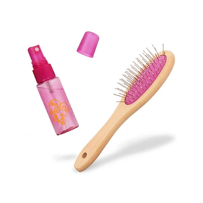 Our Generation, OG Doll Hair Care Brush and Spray Bottle Set for 18-inch Dolls