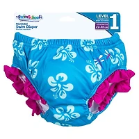 Swim School réutilisable Swim Diaper-Hibiscus print