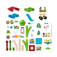 Système de création Constructeurs de merveilles - Cour d'école Glissade et attractions