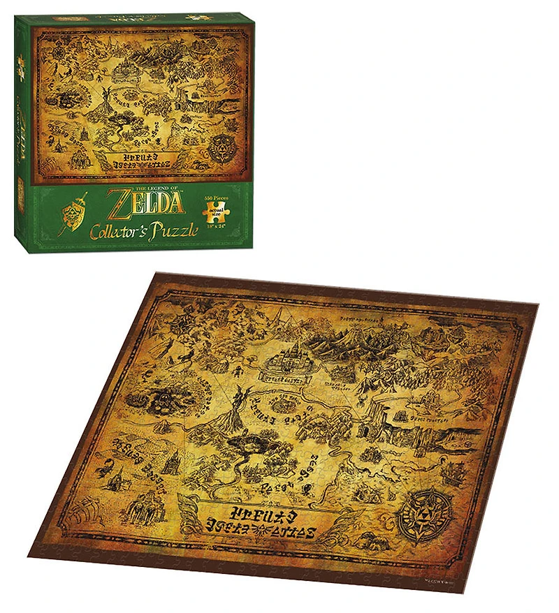 The Legend of Zelda "Hyrule Map" Casse-Tête De Collection De 550 Pièces