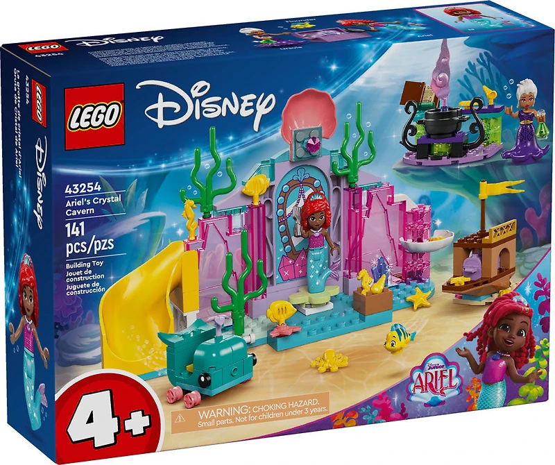 LEGO Princesses Disney La grotte de cristal d'Ariel 43254