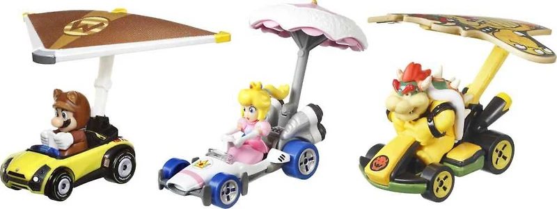 Hot Wheels - Super Mario - Véhicules personnages