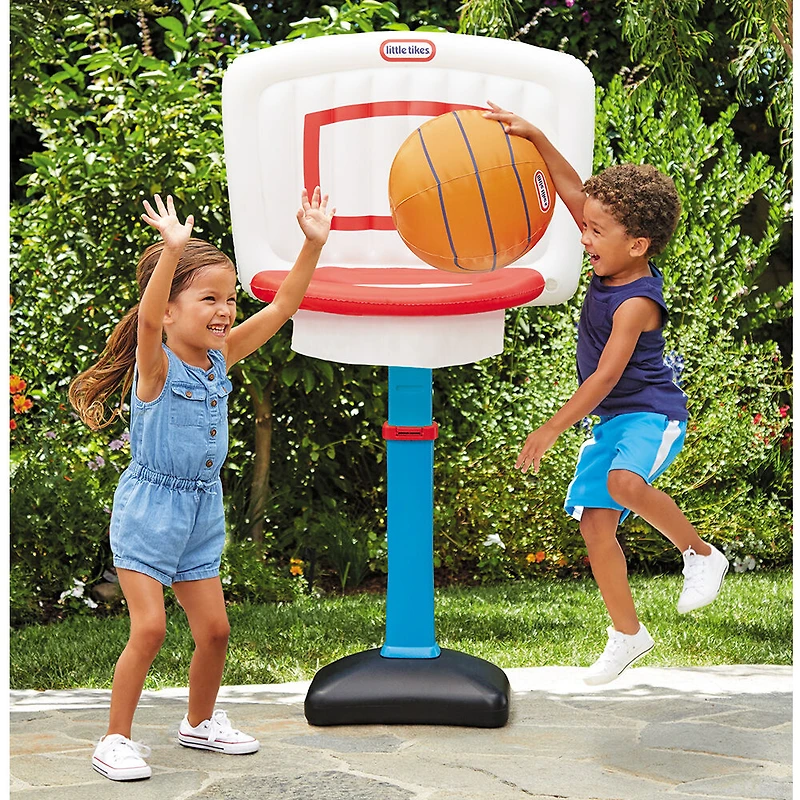 Jeu de basket-ball Little TikesMD Totally Huge SportsMC avec grand panier et gros ballon gonflable
