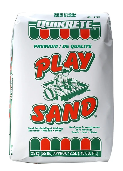 Sable de qualité pour aires de jeux 25 kg