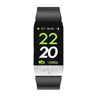 iTIME ELITE Health and Fitness Body Temperature Smartwatch with Heart Rate Monitor Black