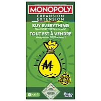 Monopoly Buy Everything EXPANSION (Classic Monopoly Board Game Required to Play)