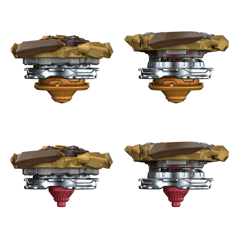 Beyblade Burst QuadDrive, Pack de 2 toupies de compétition Destruction Ifritor I7 et Stone Nemesis N7