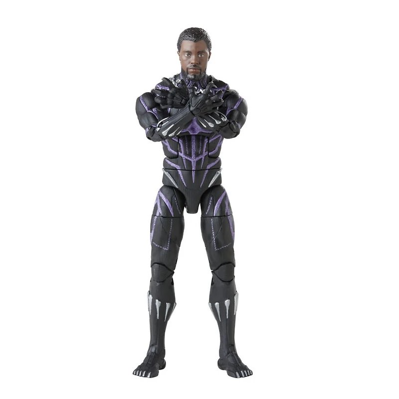 Marvel Legends Series Black Panther Legacy Collection Black Panther 6-inch Action Figure Collectible Toy, 3 Accessories