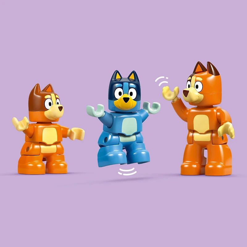 LEGO DUPLO Bluey: Bluey's Family House with Memory Game - Toddler Toy For Kids Ages 3+ - 10459