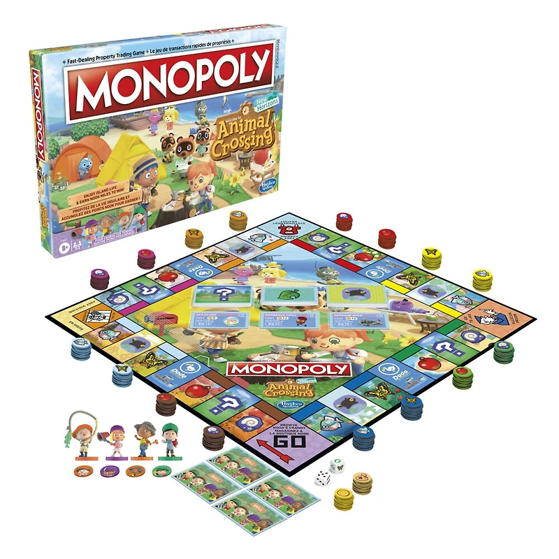 Monopoly édition Animal Crossing New Horizons, plateau