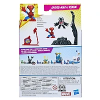 Marvel Stunt Squad, Spider-Man contre Venom, coffret de figurines de 3,5 cm