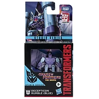 Transformers Studio Series, figurine Decepticon Rumble (bleu), Origine, 8,5 cm, du film Les Transformers : Le film