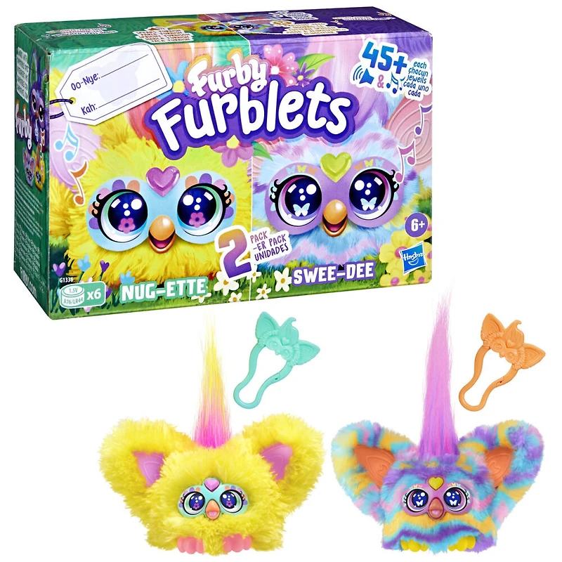 Furby Furblets, pack de 2 peluches du printemps