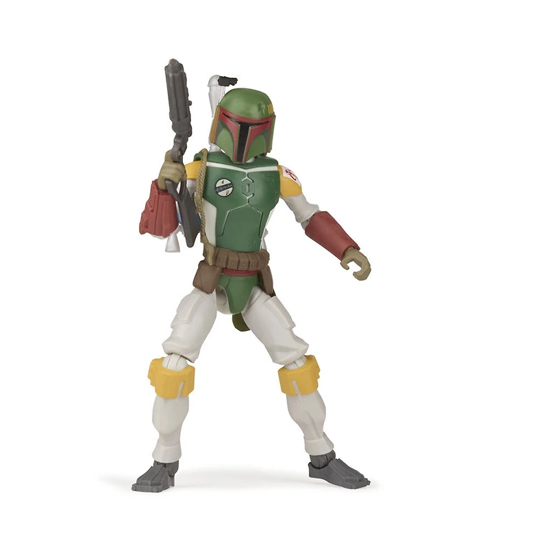 Star Wars Galaxy of Adventures - Figurine articulée Boba Fett de 12,5 cm avec projectile