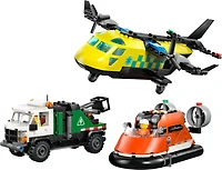 LEGO City Airplane, Service Truck & Hovercraft Remix Building Toy for Kids, Ages 7+ - 60505