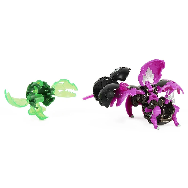 Bakugan Evolutions, Coffret Platinum Power Up Blitz Fox avec Nano Riptide et Nano Fury