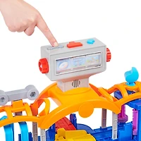 Mighty Express, Coffre Poste de contrôle avec train Nate le rapide exclusif, effets sonores et lumineux