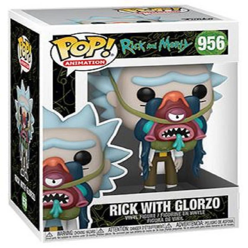Figurine en Vinyle Rick with Glorzo par Funko POP! Rick & Morty